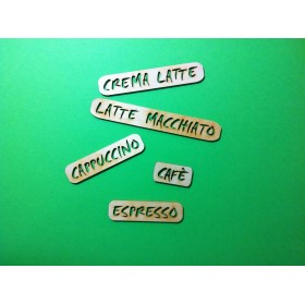 Kaffee-Schriftzüge